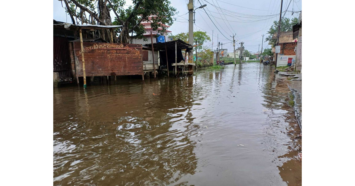 Darbhanga News: दो दिनों की झमाझम बारिश में डूब गयी कई मोहल्लों की सड़कें