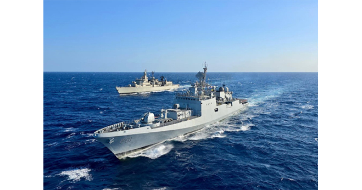 भूमध्य सागर में भारत की नौसैनिक शक्ति का प्रदर्शन &mdash; तुर्की के निकट भारतीय युद्धपोतों की तैनाती, कॉकस सहयोगी देशों ने दिया समर्थन