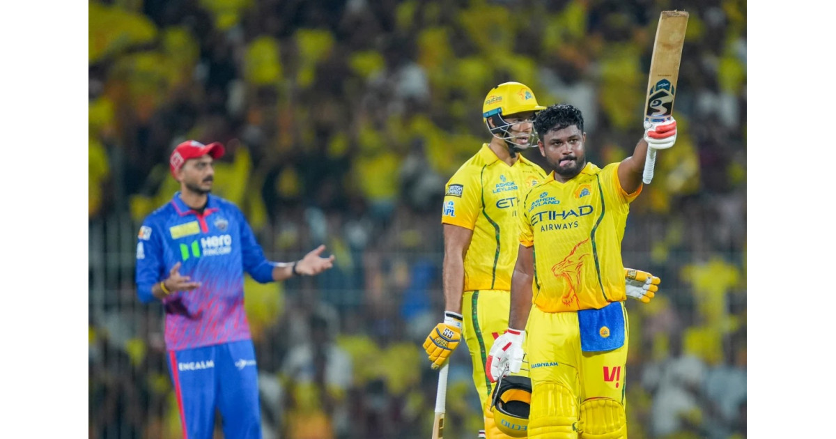 सैमसन का तूफानी शतक और ओवर्टन की घातक गेंदबाज़ी, दिल्ली 23 रन से पराजित