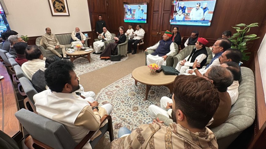 सियासी संकेतों से भरी चाय: पीएम मोदी–राजनाथ संग प्रियंका गांधी की मुलाकात, गर्म हुई राजनीतिक गलियारों की चर्चा