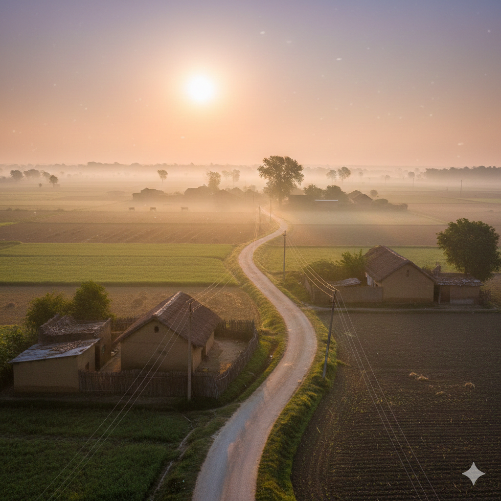 गाँव की सुबह